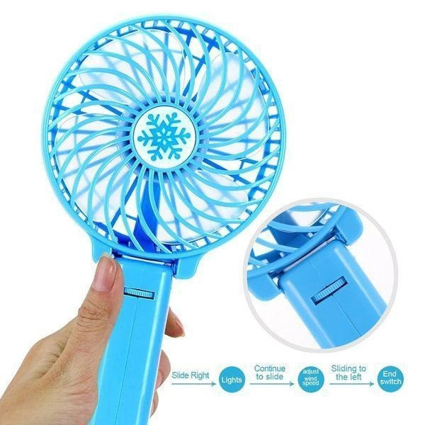 Ручной портативный мини вентилятор трансформер handy fan с аккумулятором 18650