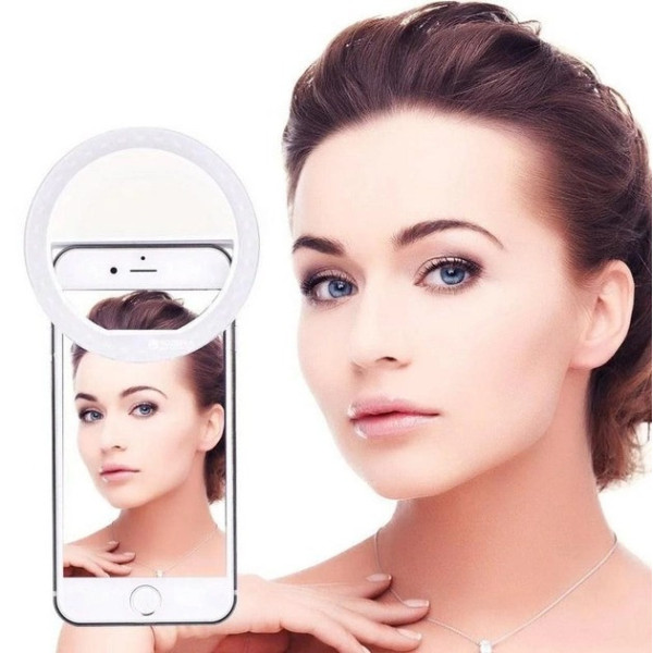 Светодиодное селфи кольцо на телефон Selfie Ring Light с USB зарядкой
