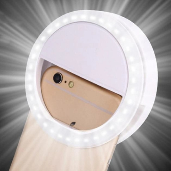 Светодиодное селфи кольцо на телефон Selfie Ring Light с USB зарядкой