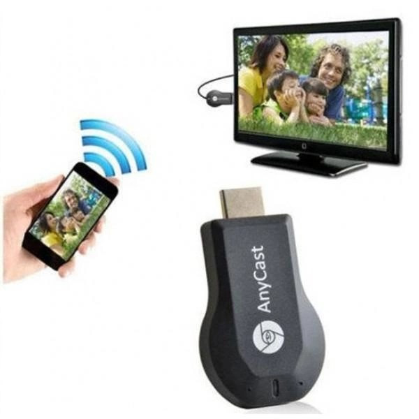 Беспроводной HDMI медиаплеер AnyCast M2 PLUS – трансмиттер и ресивер для ТВ с Wi-Fi