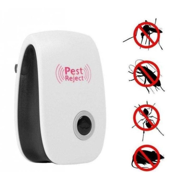 Отпугиватель Ультразвуковой от грызунов и тараканов PEST REJECT HC-9 от сети