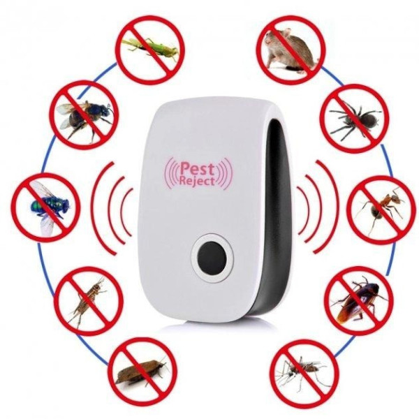 Отпугиватель Ультразвуковой от грызунов и тараканов PEST REJECT HC-9 от сети