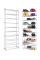 Полка органайзер для обуви Amazing Shoe Rack вмещает 30 пар обуви белая