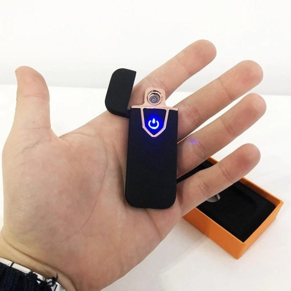 Зажигалка спиральная электрическая USB 711 в комплекте шнур для зарядки