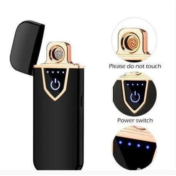 Зажигалка спиральная электрическая USB 711 в комплекте шнур для зарядки