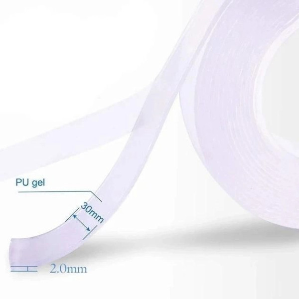 Многоразовая клейкая лента гелиевая для любых поверхностей UKC Ivy Grip Tape 3М