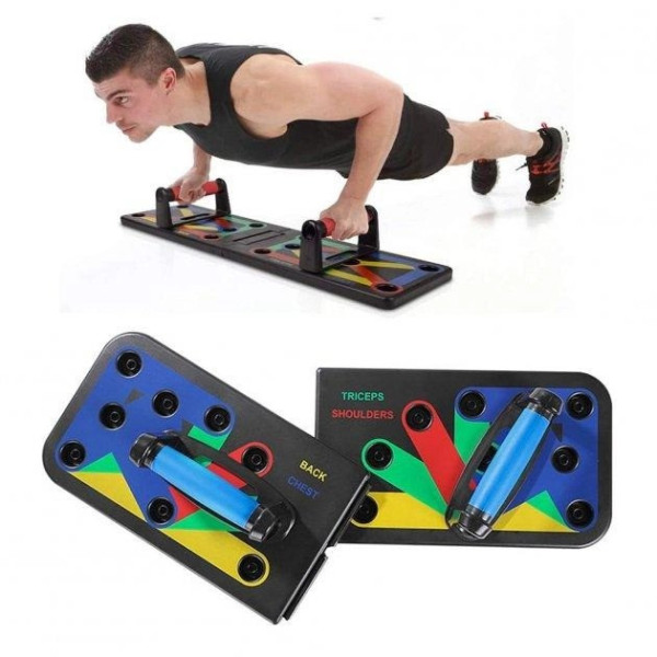 Доска для отжиманий спортивная для отжиманий 14 в 1 Foldable Push Up Board платформа для тренировки
