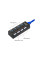 Разветвитель USB 3.0 хаб 4 порта Memos с кнопками on off с 4 портами зарядки и синхронизации