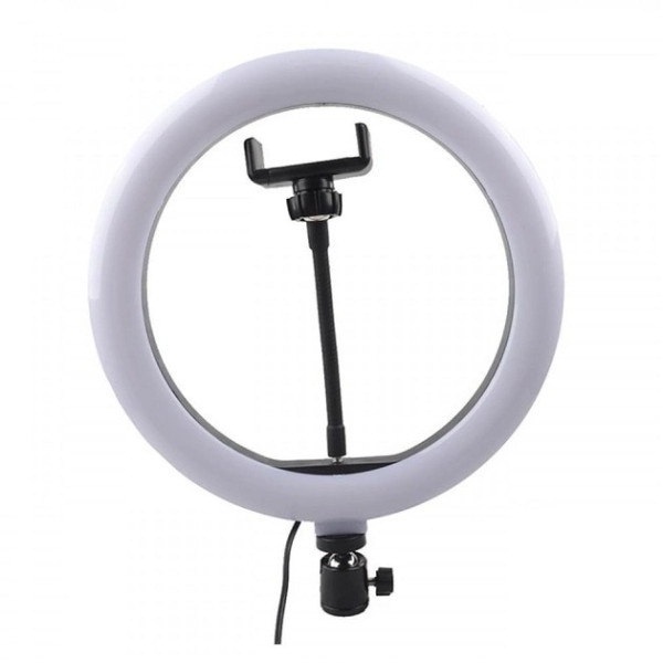 Кольцевая лампа с держателем для телефона Ring Fill Light 26 см без штатива