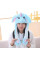 Светящаяся шапка Единорог Pikachu toys soft toys with led с двигающими ушками