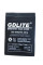 Аккумулятор GDLITE GD-640 с ёмкостью 4000 mAh для торговых весов, радиоприемников и фонарей