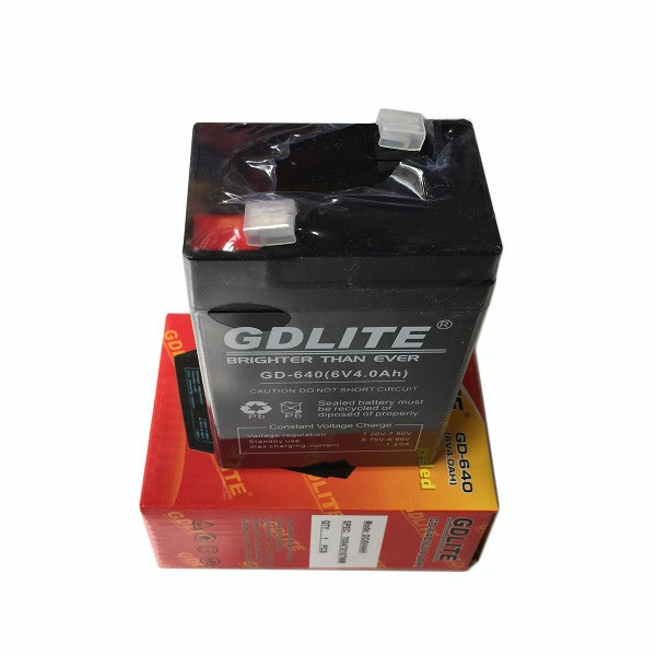 Аккумулятор GDLITE GD-640 с ёмкостью 4000 mAh для торговых весов, радиоприемников и фонарей