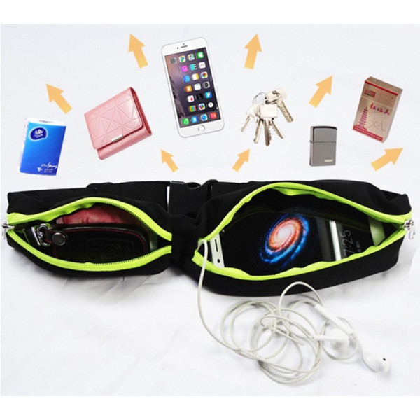 Спортивная сумка на пояс для бега Go Runner's Pocket Belt спортивный пояс для телефона и аксессуаров