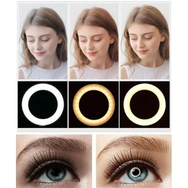 Кольцевая LED лампа Ring Light 33 см + штатив и крепление для телефона (LC-330)