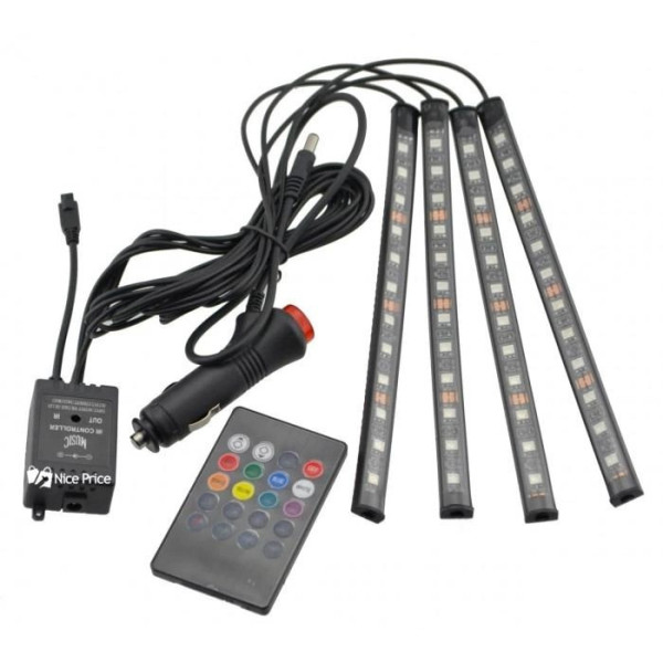 Цветная подсветка RGB LED AMBIENT HR-01678  для авто влагозащитная