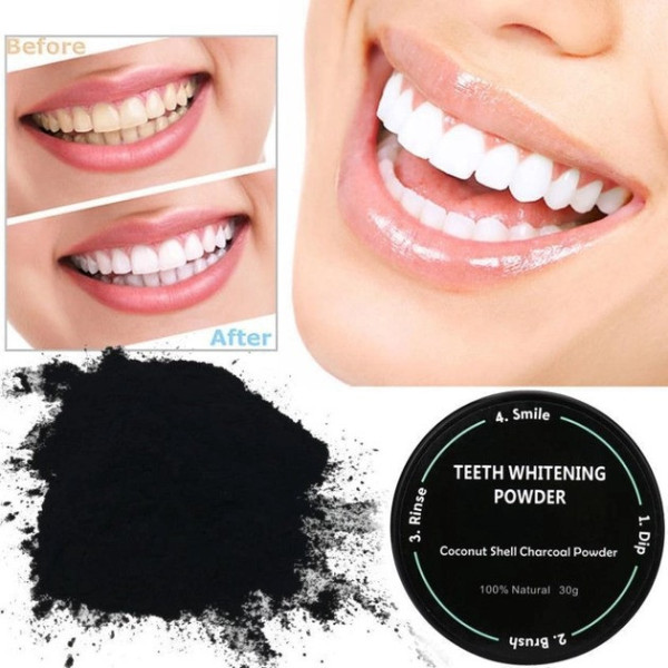 Отбеливатель зубов Miracle Teeth Whitener черная отбеливающая зубная паста