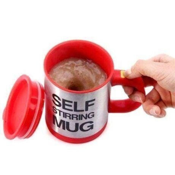 Кружка-мешалка SELF MUG Саморазмешивающая чашка с крышкой  400мл