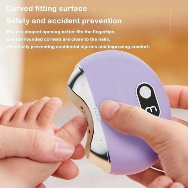 Триммер для стрижки ногтей Nail-Clipper R6Y8 аккумуляторный с дисплеем