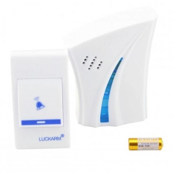 Беспроводной дверной звонок музыкальный D8610 Luckarm Intligent для дома та квартиры на батарейках