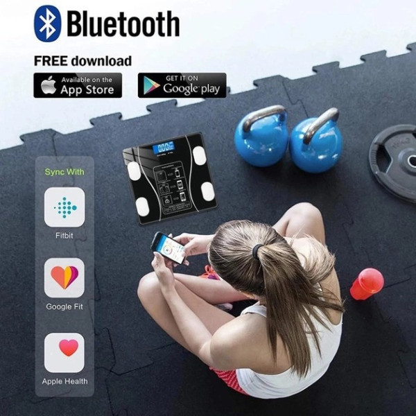 Умные напольные весыTY-EB619 смарт весы Bluetooth блютуз с приложением Android или IOS OP-0006