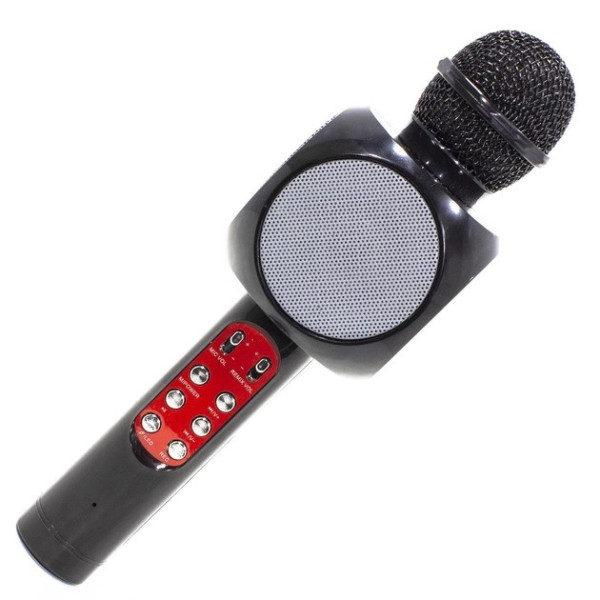 Беспроводной микрофон для караоке с динамиком WSTER WS-1816 Bluetooth USB AUX FM