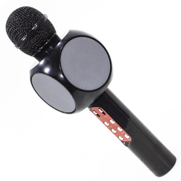 Беспроводной микрофон для караоке с динамиком WSTER WS-1816 Bluetooth USB AUX FM