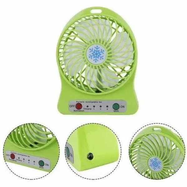 Мини-вентилятор Portable Fan 3 режима портативный на аккумуляторе