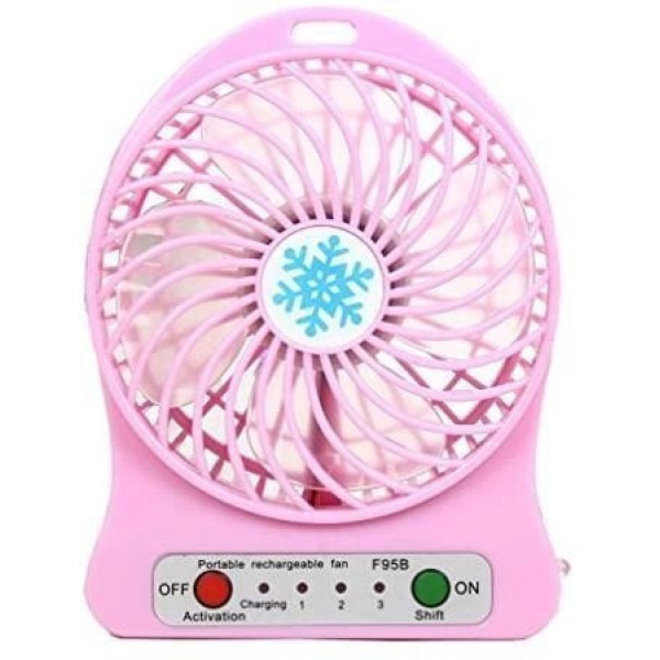 Мини-вентилятор Portable Fan 3 режима портативный на аккумуляторе