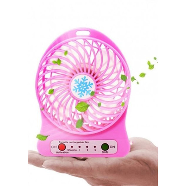 Мини-вентилятор Portable Fan 3 режима портативный на аккумуляторе