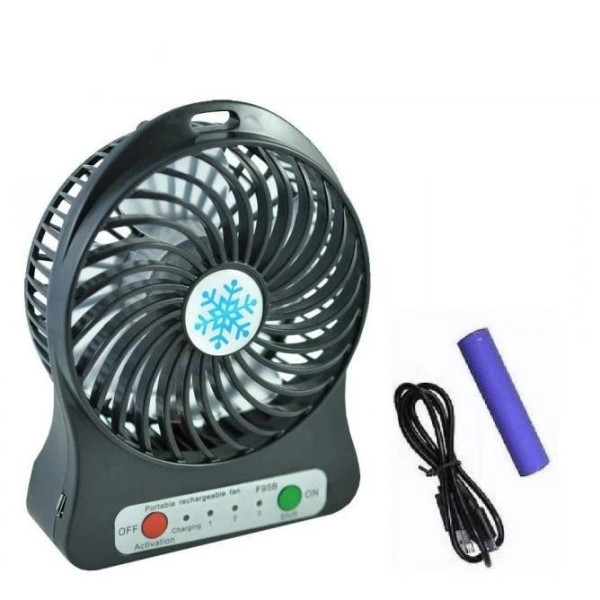 Мини-вентилятор Portable Fan 3 режима портативный на аккумуляторе