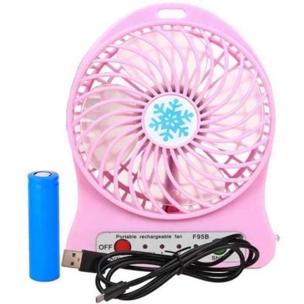 Мини-вентилятор Portable Fan 3 режима портативный на аккумуляторе