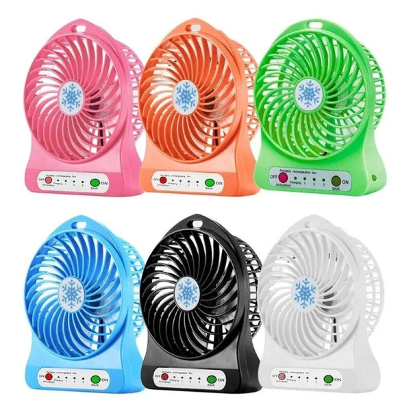 Мини-вентилятор Portable Fan 3 режима портативный на аккумуляторе