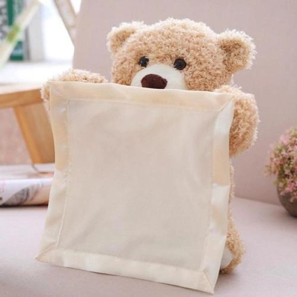 Детская Интерактивная игрушка Мишка Peekaboo Bear для малыша Brown