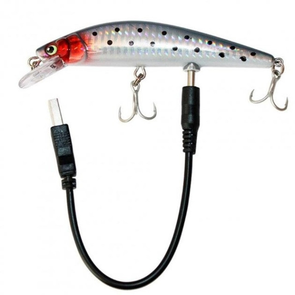 Электронная приманка Twitching Lure USB имитирует звуковые волны с USB-зарядкой