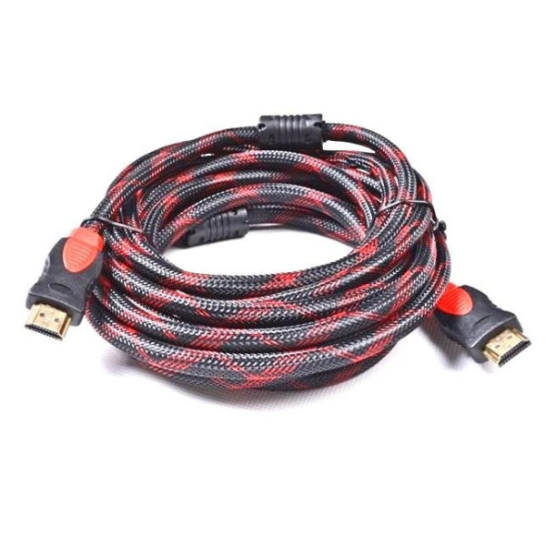 Кабель шнур HDMI 15м,с усиленной обмоткой и фильтрами, HDMI провод от компьютера к телевизору
