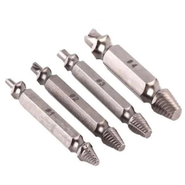 Набор экстракторов для извлечения сломанных саморезов и болтов Easy Out Tool