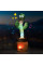 Танцующий говорящий кактус 120 песен с подсветкой Dancing Cactus 31 см Зеленый