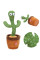 Танцующий говорящий кактус 120 песен с подсветкой Dancing Cactus 31 см Зеленый