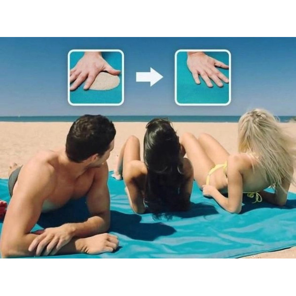 Анти-песок пляжная чудо-подстилка Originalsize Sand-Free Mat 200*150 на пляж