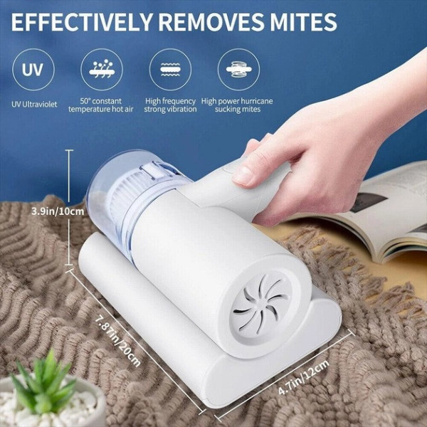 Портативный беспроводной акуумуляторный ручной пылесос Dust Suction Mite Remover