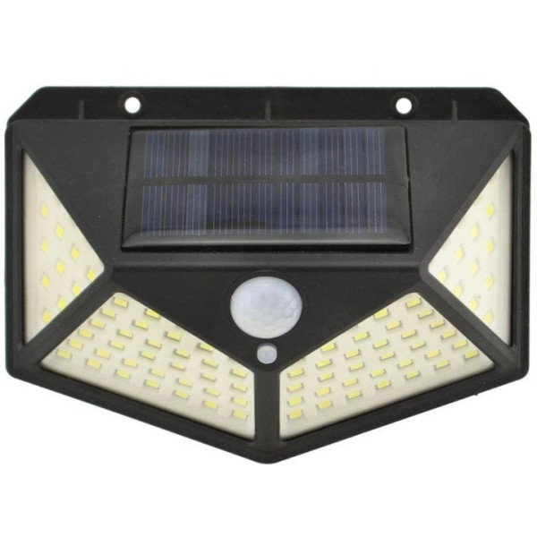 Уличный светильник фонарь с солнечной панелью BK-100 100 LED с датчиком движения