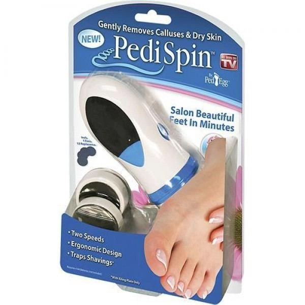 Электрическая пемза Pedi Spin Pro пилка для педикюра и пяток