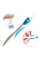 Силиконовый прибор для чистки ушей Swab, ухочистка с одноразовыми наконечниками