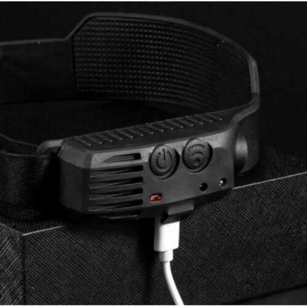 Фонарь налобный гибкий на аккумуляторе COBA CB-689-3 с датчиком движения и USB