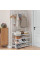 Вешалка напольная для одежды и обуви New simple floor clothes rack