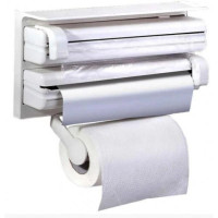 Кухонный диспенсер держатель Triple Paper Dispenser для бумажных полотенец, пищевой пленки и фольги