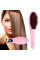 Расческа-выпрямитель электрическая FAST HAIR STRAIGHTENER HQT-906 Розовая