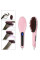 Расческа-выпрямитель электрическая FAST HAIR STRAIGHTENER HQT-906 Розовая