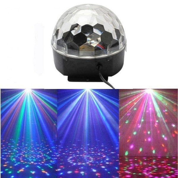 Светомузыка диско-шар светодиодный Magic Ball Music Super Light для вечеринок и праздничных мероприятий