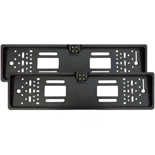 Камера заднего вида номерной рамке для авто с 16 LED подсветкой Black